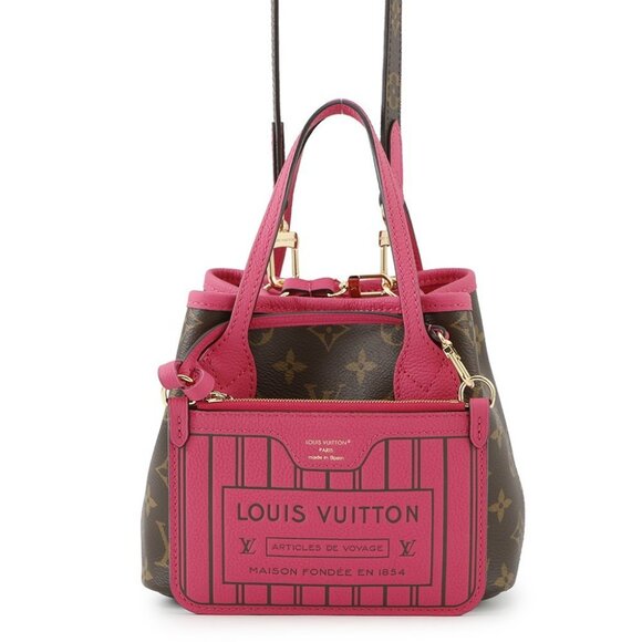 LOUIS VUITTON Neverfull・Inside Out Size BB Monogram Rose Buffalo Pondicher - Picture 2 of 16